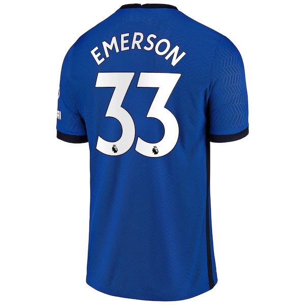 Camiseta Chelsea NO.33 Emerson Primera Equipación 2020-2021 Azul